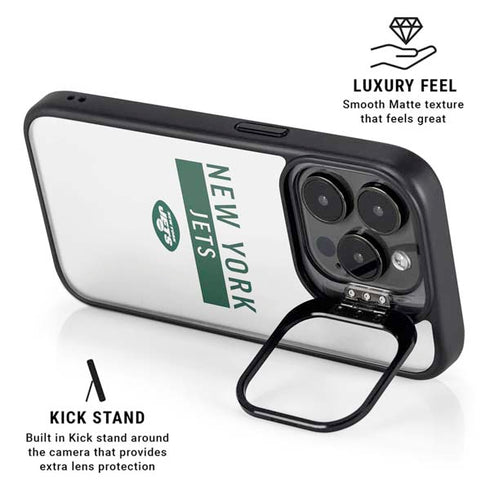 NFL New York Jets White Performance Series iPhone 16 Pro Kickstand Case